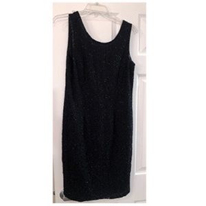 Black beaded dress